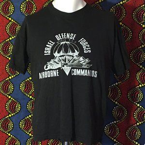 Israeli Defense Forces - Airborne Commando - T-shirt - Black - L